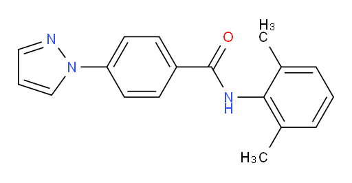 N-(2,6-dimethylphenyl)-4-(1H-pyrazol-1-yl)benzamide