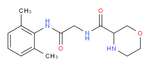 N-(2-((2,6-dimethylphenyl)amino)-2-oxoethyl)morpholine-3-carboxamide