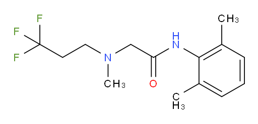 N-(2,6-dimethylphenyl)-2-(methyl(3,3,3-trifluoropropyl)amino)acetamide