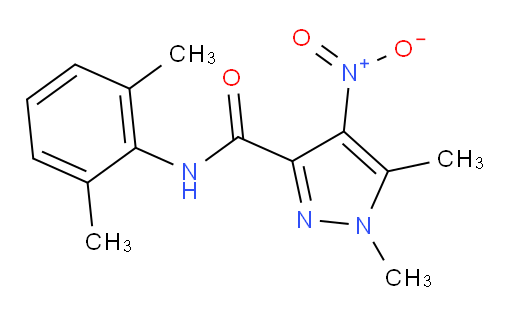 N-(2,6-dimethylphenyl)-1,5-dimethyl-4-nitro-1H-pyrazole-3-carboxamide