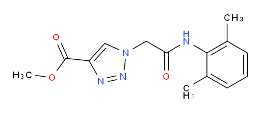 methyl 1-(2-((2,6-dimethylphenyl)amino)-2-oxoethyl)-1H-1,2,3-triazole-4-carboxylate