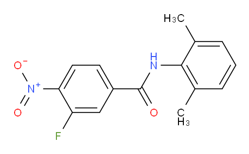 N-(2,6-dimethylphenyl)-3-fluoro-4-nitrobenzamide