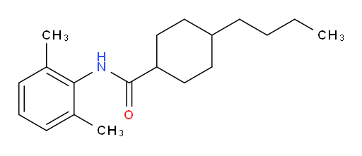 4-butyl-N-(2,6-dimethylphenyl)cyclohexanecarboxamide