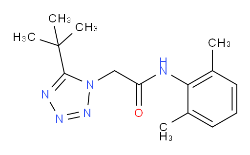 2-(5-(tert-butyl)-1H-tetrazol-1-yl)-N-(2,6-dimethylphenyl)acetamide