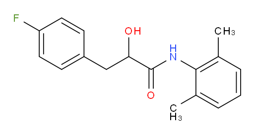 N-(2,6-dimethylphenyl)-3-(4-fluorophenyl)-2-hydroxypropanamide