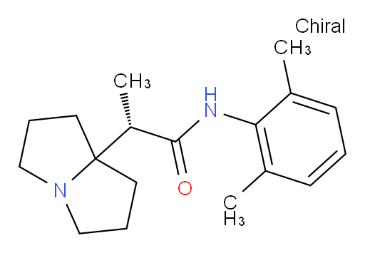 (S)-N-(2,6-dimethylphenyl)-2-(hexahydro-1H-pyrrolizin-7a-yl)propanamide