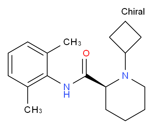 (S)-1-cyclobutyl-N-(2,6-dimethylphenyl)piperidine-2-carboxamide