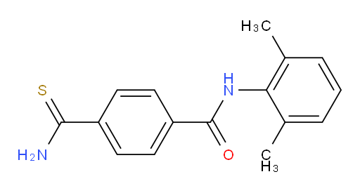 4-carbamothioyl-N-(2,6-dimethylphenyl)benzamide