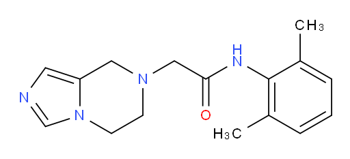 2-(5,6-dihydroimidazo[1,5-a]pyrazin-7(8H)-yl)-N-(2,6-dimethylphenyl)acetamide