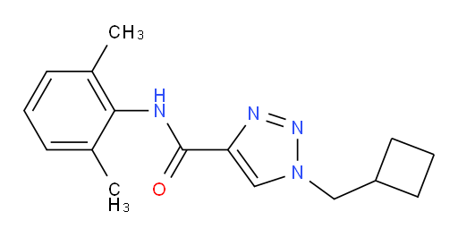 1-(cyclobutylmethyl)-N-(2,6-dimethylphenyl)-1H-1,2,3-triazole-4-carboxamide