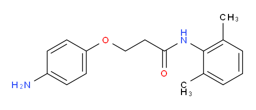 3-(4-aminophenoxy)-N-(2,6-dimethylphenyl)propanamide