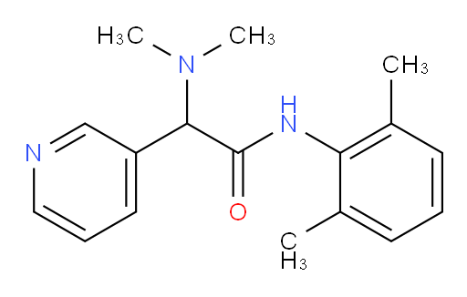2-(dimethylamino)-N-(2,6-dimethylphenyl)-2-(pyridin-3-yl)acetamide