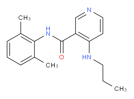 N-(2,6-dimethylphenyl)-4-(propylamino)nicotinamide