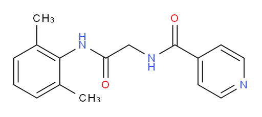 N-(2-((2,6-dimethylphenyl)amino)-2-oxoethyl)isonicotinamide