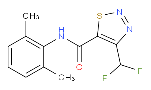 4-(difluoromethyl)-N-(2,6-dimethylphenyl)-1,2,3-thiadiazole-5-carboxamide