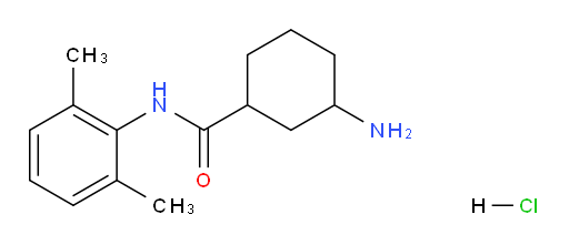 3-amino-N-(2,6-dimethylphenyl)cyclohexanecarboxamide hydrochloride
