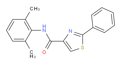 N-(2,6-dimethylphenyl)-2-phenylthiazole-4-carboxamide