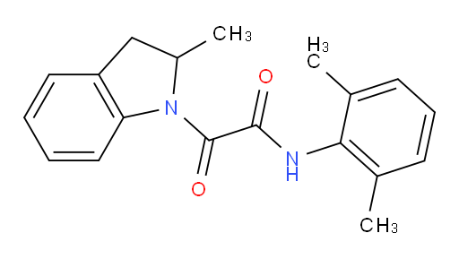 N-(2,6-dimethylphenyl)-2-(2-methylindolin-1-yl)-2-oxoacetamide