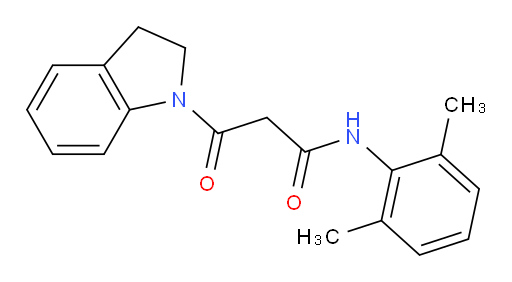 N-(2,6-dimethylphenyl)-3-(indolin-1-yl)-3-oxopropanamide