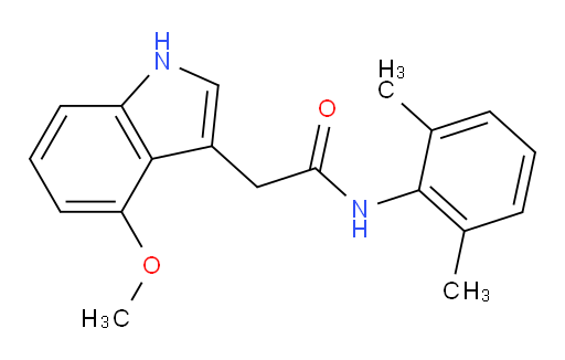 N-(2,6-dimethylphenyl)-2-(4-methoxy-1H-indol-3-yl)acetamide