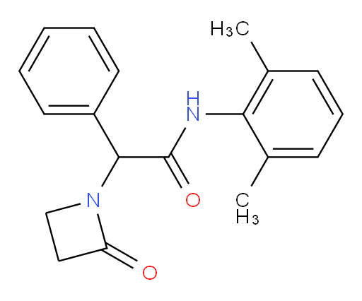 N-(2,6-dimethylphenyl)-2-(2-oxoazetidin-1-yl)-2-phenylacetamide