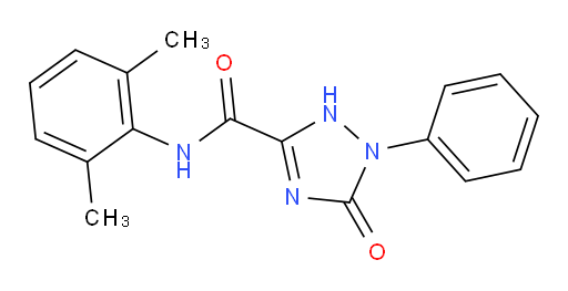N-(2,6-dimethylphenyl)-5-oxo-1-phenyl-2,5-dihydro-1H-1,2,4-triazole-3-carboxamide