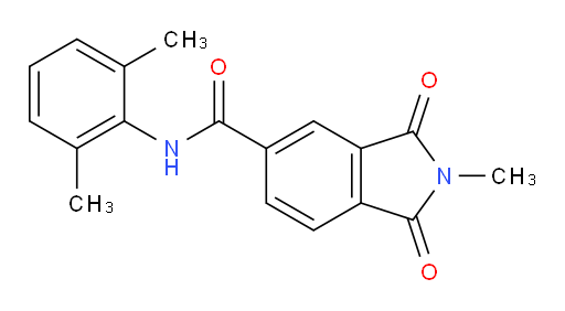 N-(2,6-dimethylphenyl)-2-methyl-1,3-dioxoisoindoline-5-carboxamide