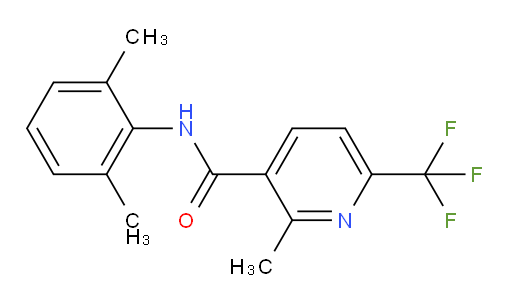 N-(2,6-dimethylphenyl)-2-methyl-6-(trifluoromethyl)nicotinamide