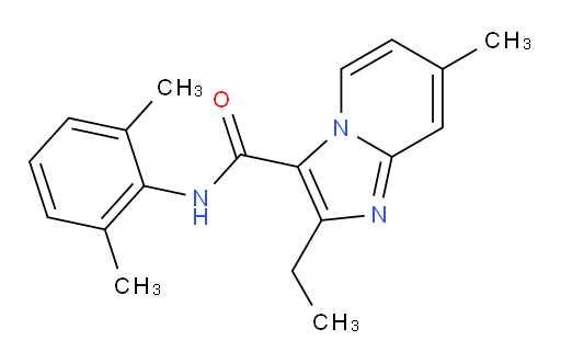 N-(2,6-dimethylphenyl)-2-ethyl-7-methylimidazo[1,2-a]pyridine-3-carboxamide