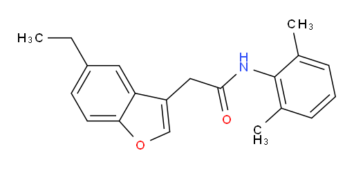 N-(2,6-dimethylphenyl)-2-(5-ethylbenzofuran-3-yl)acetamide