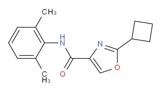 2-cyclobutyl-N-(2,6-dimethylphenyl)oxazole-4-carboxamide
