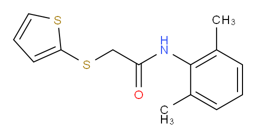 N-(2,6-dimethylphenyl)-2-(thiophen-2-ylthio)acetamide