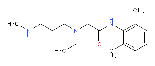 N-(2,6-dimethylphenyl)-2-(ethyl(3-(methylamino)propyl)amino)acetamide