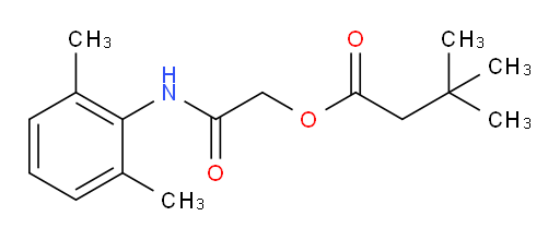 2-((2,6-dimethylphenyl)amino)-2-oxoethyl 3,3-dimethylbutanoate