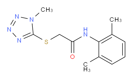 N-(2,6-dimethylphenyl)-2-((1-methyl-1H-tetrazol-5-yl)thio)acetamide