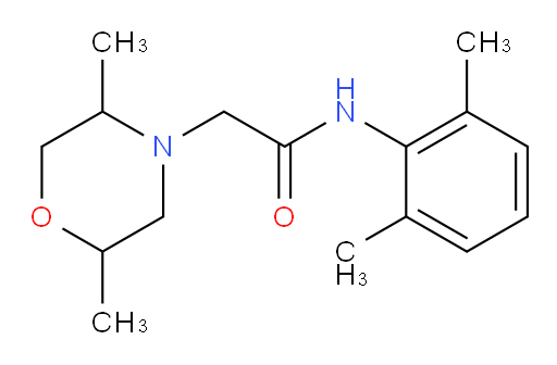 2-(2,5-dimethylmorpholino)-N-(2,6-dimethylphenyl)acetamide