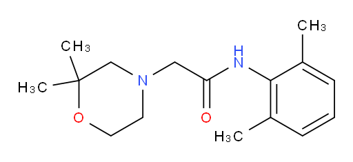 2-(2,2-dimethylmorpholino)-N-(2,6-dimethylphenyl)acetamide