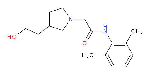 N-(2,6-dimethylphenyl)-2-(3-(2-hydroxyethyl)pyrrolidin-1-yl)acetamide