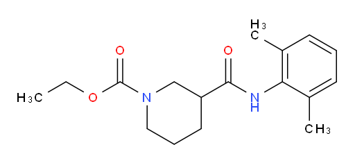 ethyl 3-((2,6-dimethylphenyl)carbamoyl)piperidine-1-carboxylate