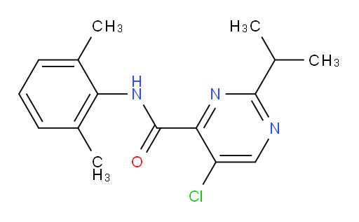 5-chloro-N-(2,6-dimethylphenyl)-2-isopropylpyrimidine-4-carboxamide