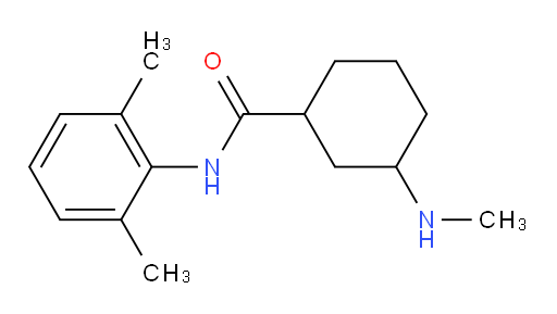 N-(2,6-dimethylphenyl)-3-(methylamino)cyclohexanecarboxamide