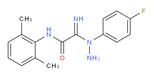 N-(2,6-dimethylphenyl)-2-(1-(4-fluorophenyl)hydrazinyl)-2-iminoacetamide