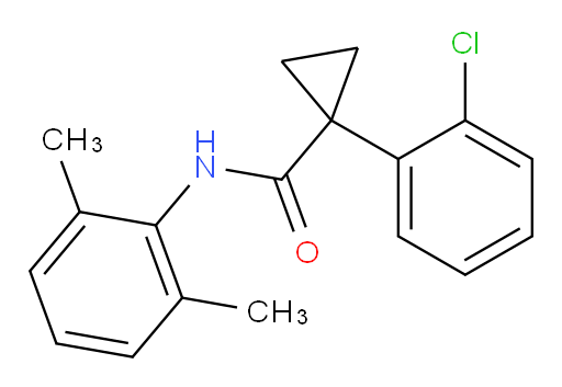 1-(2-chlorophenyl)-N-(2,6-dimethylphenyl)cyclopropanecarboxamide