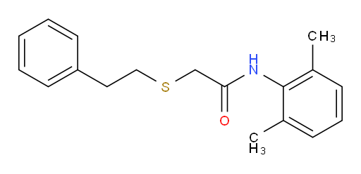N-(2,6-dimethylphenyl)-2-(phenethylthio)acetamide
