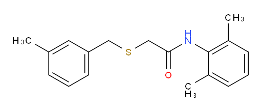 N-(2,6-dimethylphenyl)-2-((3-methylbenzyl)thio)acetamide