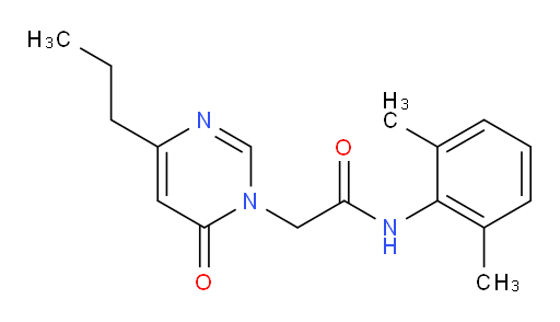N-(2,6-dimethylphenyl)-2-(6-oxo-4-propylpyrimidin-1(6H)-yl)acetamide