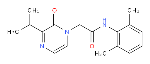 N-(2,6-dimethylphenyl)-2-(3-isopropyl-2-oxopyrazin-1(2H)-yl)acetamide