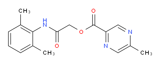 2-((2,6-dimethylphenyl)amino)-2-oxoethyl 5-methylpyrazine-2-carboxylate