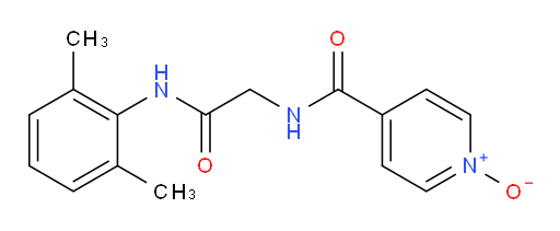4-((2-((2,6-dimethylphenyl)amino)-2-oxoethyl)carbamoyl)pyridine 1-oxide