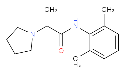 N-(2,6-dimethylphenyl)-2-(pyrrolidin-1-yl)propanamide